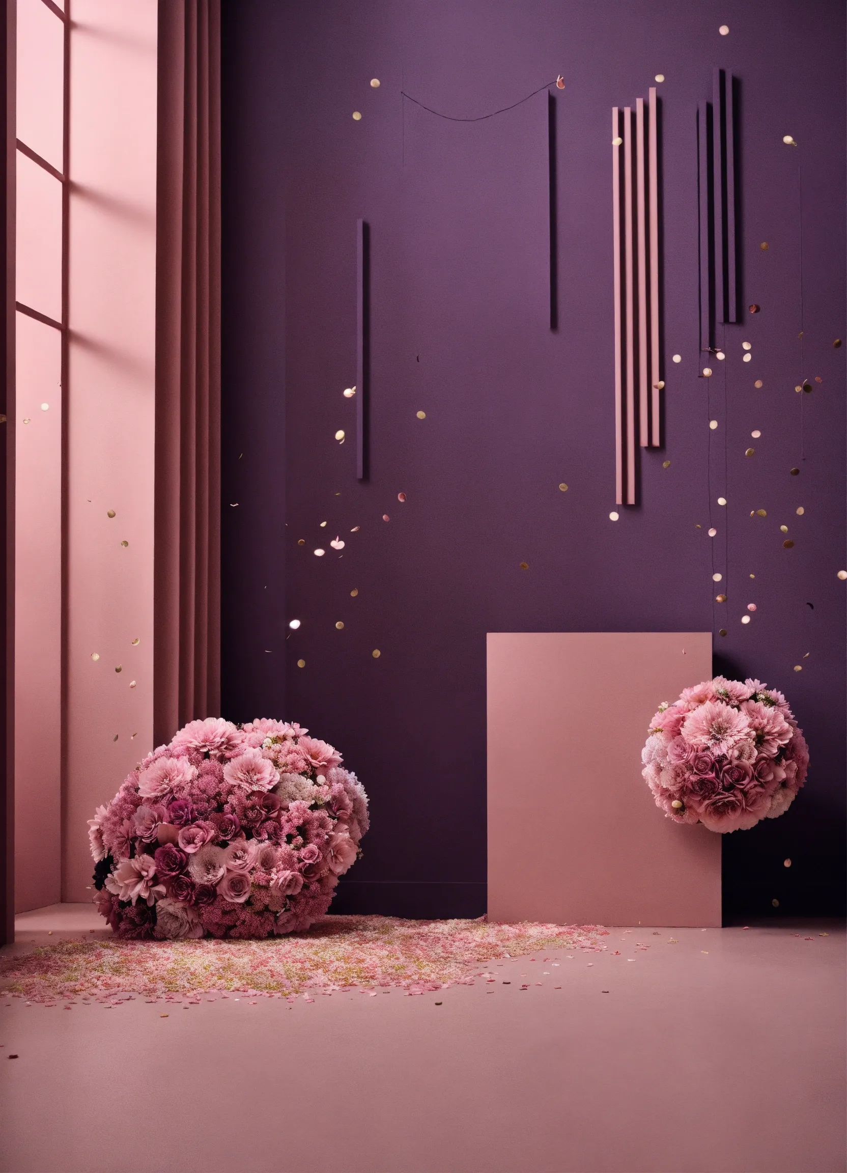 Kraft paper bouquet wrapping