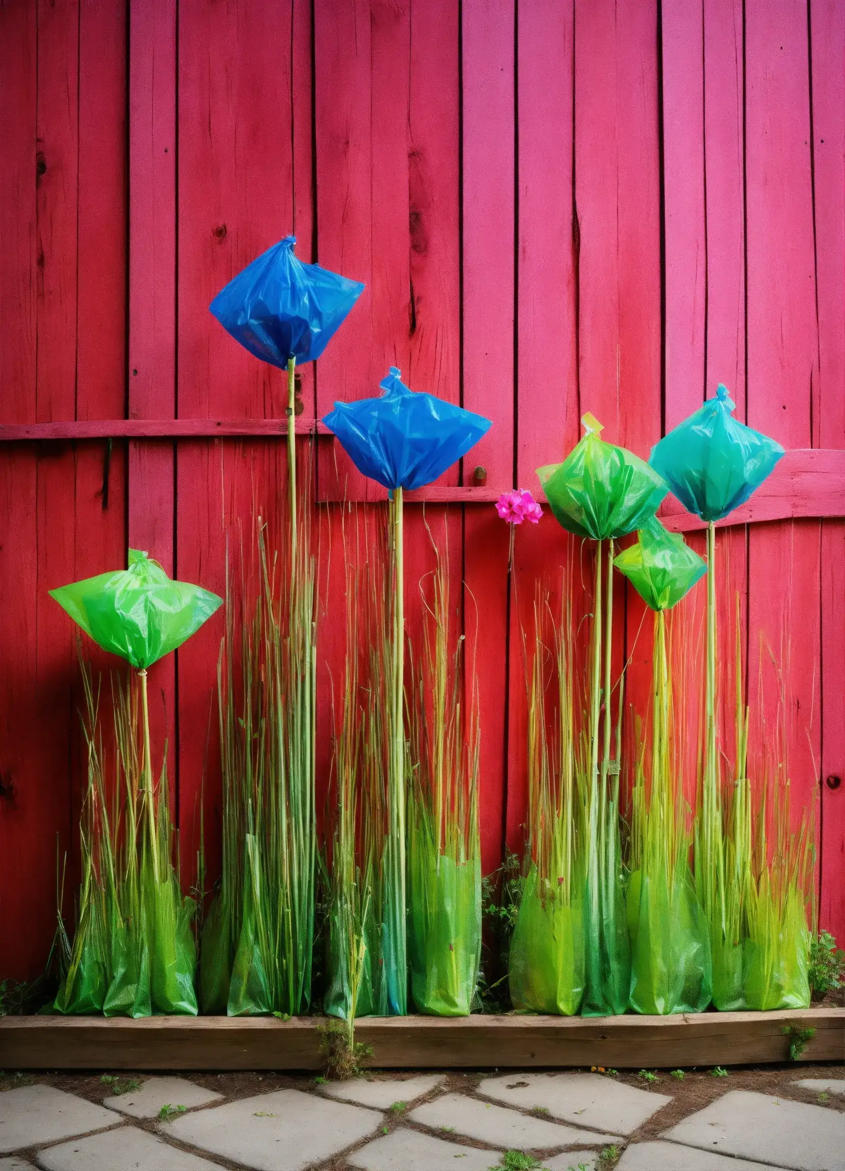 Winter seasonal bouquet with zero-waste packaging